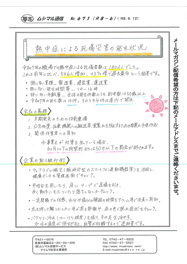 ムシマル通信 ムシマル通信